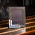 A 20th century silver plated photograph frame by gucci. It has a simple rectangular shape with smooth outer border. Around...