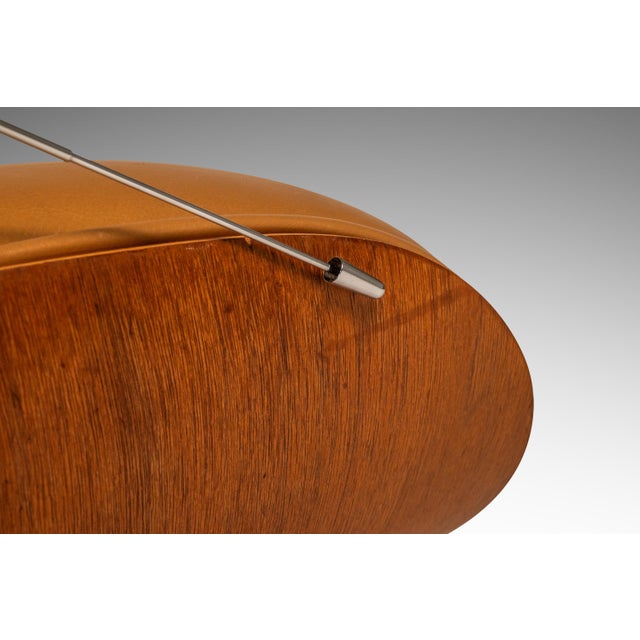 Authentic Eames Lounge Chair Model 670 & Ottoman Model 671 in Original Cognac Leather & White Oak Attributed to Herman Miller, Usa, Circa 2007 For Sale - Image 15 of 18