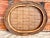 Gabriella Crespi Gabriella Crespi Style Mid-Century Pencil Reed Rattan Oval Coiled Tray, Medium For Sale - Image 4 of 11
