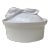 Vintage French Country White Ceramic Rabbit Covered Dish For Sale
