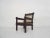 Dutch Oak and Rope Lounge Chair, 1960s For Sale - Image 4 of 12