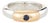 70s Ilias Lalaounis Ring Sapphire Stacking Band Sterling Silver 18k Gold Signed, Size 5 For Sale