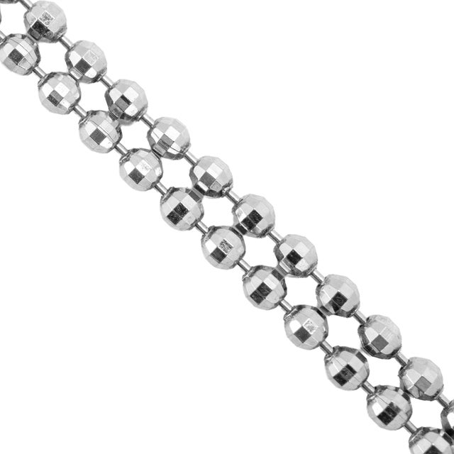 Gender: Ladies Metal Type: 850 Platinum Length: 16.00 inches Width: 2.1 mm Weight: 9.07 grams 850 platinum single strand...