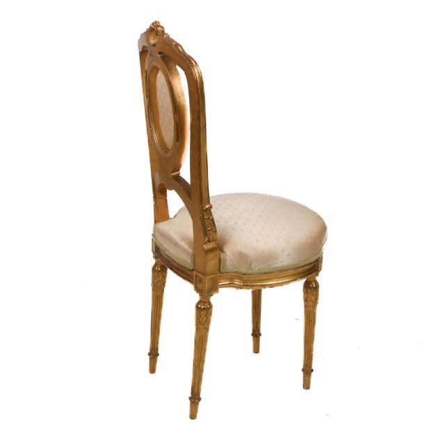 Late 19th Century Antique French Ladies Slipper Chair For Sale - Image 4 of 5