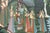 Textile Panoramic Krishna's Rasa Lila Folk Painting For Sale - Image 7 of 9