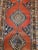 Textile Antique Persian Kurdish Bidjar Runner, Handwoven Geometric Pattern, Terracotta & Navy, 3’ X 13’ For Sale - Image 7 of 18