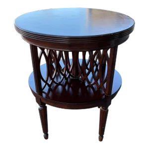 1980s Bassett Book Accent Table
