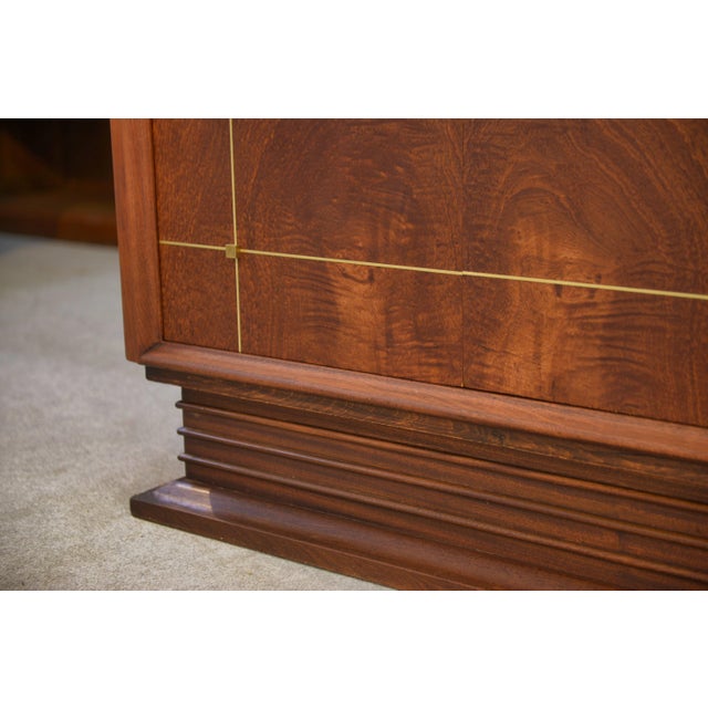 Art Deco Wooden Wardrobe by A. Bicchierini, 1940s For Sale - Image 9 of 14