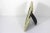 Mid-Century Modern 80’s 5x7 Rectangular Striped Brass Picture Frame With Black Velvet Back, Table Top For Sale - Image 3 of 9