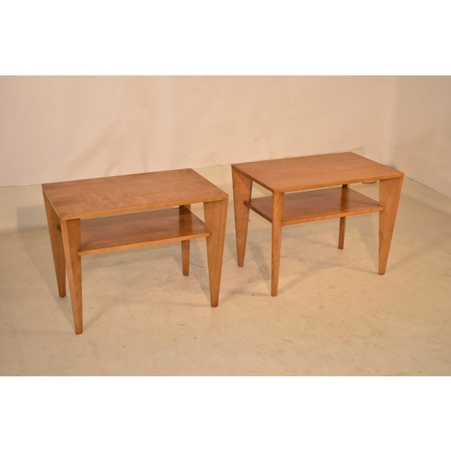 Conant Ball Pair of Conant-Ball Side Tables by Russel Wright For Sale - Image 4 of 7