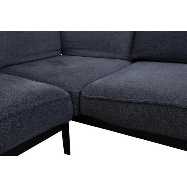 Rolf Benz Mera 386 Fabric Corner Sofa Grey Sofa Couch For Sale - Image 9 of 18
