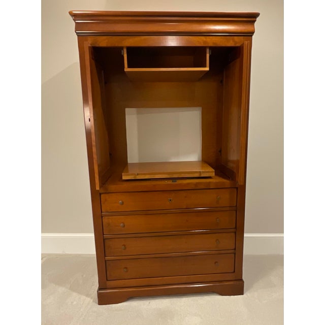 From Grange's Louis Philippe line, this gorgeous piece was manufactured in France of solid cherrywood and hand-selected,...