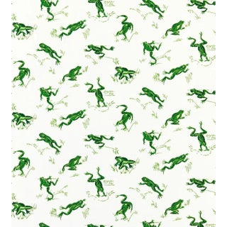 The House of Scalamandré Calabasas County - Outdoor Fabric, Snap Pea For Sale