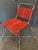 Vintage Chrome and Red Spaghetti Chair, 1960s For Sale - Image 10 of 18