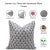 Modern Fabdivine Block Print Decorative Throw Pillow Cover Thick Linen 14x36 Inch Kanak Buti For Sale - Image 3 of 4