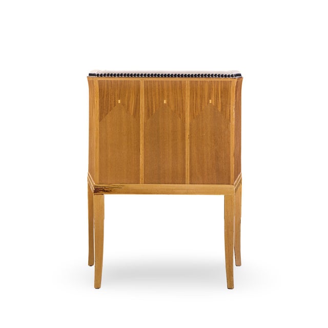 Eliel Saarinen for Arkitektura Saarinen House Mid Century Maple Arm Lounge Chairs - Pair For Sale - Image 9 of 13