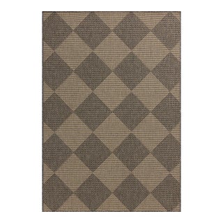 Chris Loves Julia x Loloi Providence Graphite / Sand 2'-3" x 3'-9" Runner Rug For Sale