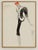 Art Deco Vintage French Fashion Art Print – Art Deco Woman in Black and White, 18" X 24" For Sale - Image 3 of 9