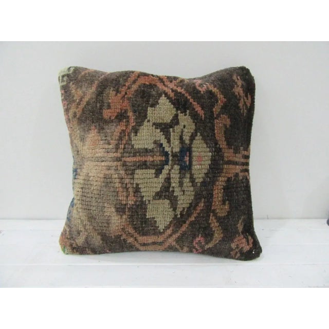 Handmade Distressed Turkish Pillow Cover For Sale - Image 4 of 4