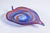 Polychrome Blown Glass Saucer from Murano For Sale - Image 11 of 18