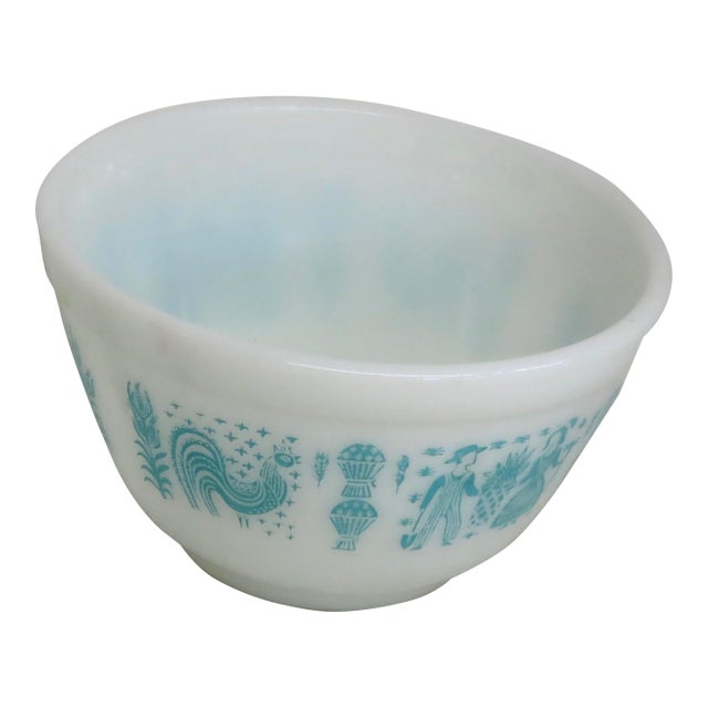 Mid Century Pyrex Amish Butterprint Mixing Bowl Farmhouse 4670b For Sale