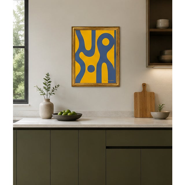 2020s Golden Echoes Painting Framed by Bryan Boomershine For Sale - Image 5 of 6