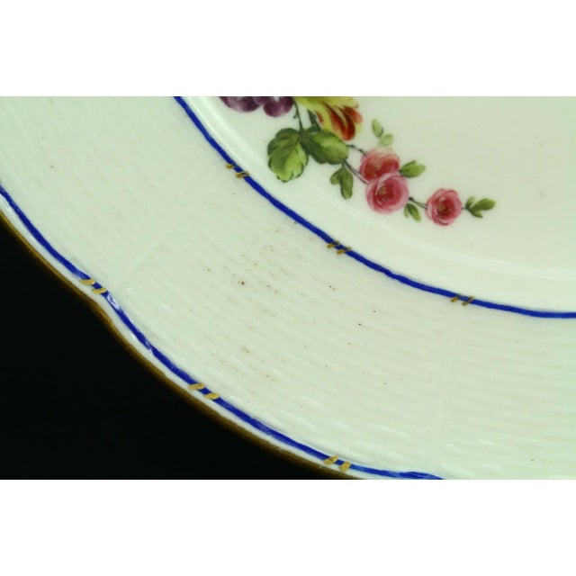 Ceramic 1751-1753 Sevres Soft Paste Porcelain Plate, Signed #3 For Sale - Image 7 of 13