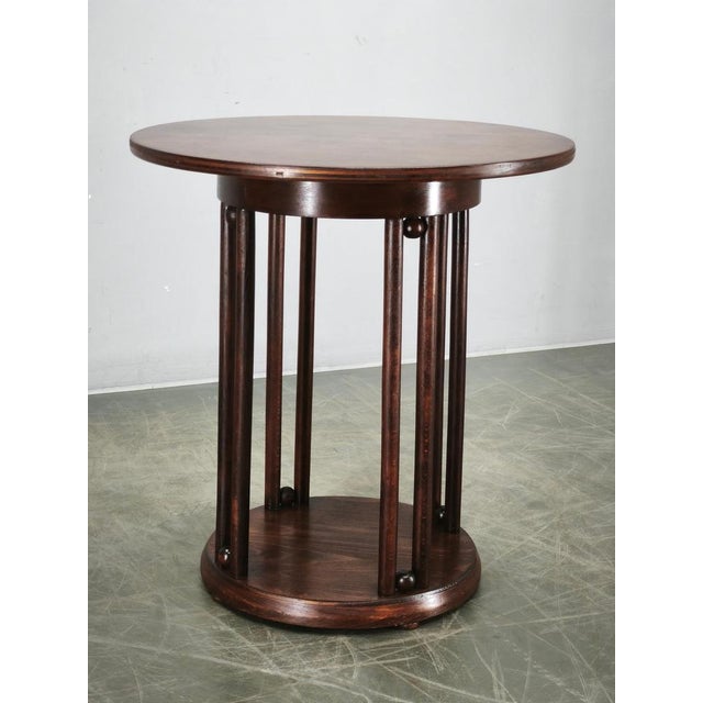 Fledermaus Vienna Secession Bentwood Table, Austria, 1900 For Sale - Image 4 of 11