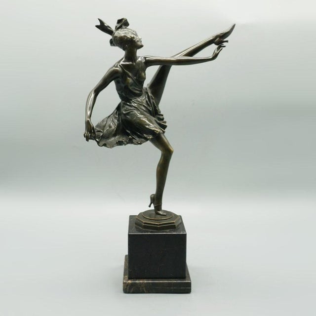 Bruno Zach, Art Deco High Kick Sculpture, 1920s-1940s, Bronze For Sale - Image 10 of 10