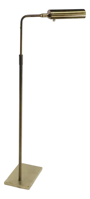 Adjustable Brass Pharmacy Style Floor Lamp by Koch and Lowy Circa 1970’s