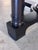 Late 20th Century Christian Liaigre at Holly Hunt 60" Round Dining Table, Ebonized Black Oak, Column Pedestal Base For Sale - Image 11 of 14