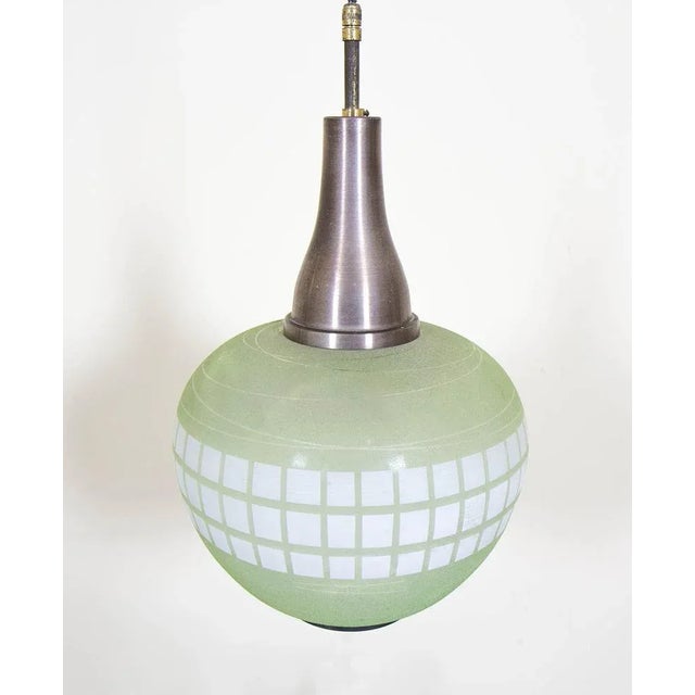 Glass Pendant Lamp, 1960s For Sale - Image 4 of 8