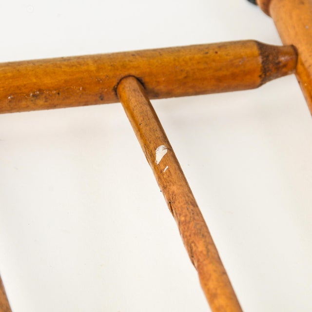 Antique Stick and Ball Wall Hanging Magazine Rack For Sale - Image 13 of 16