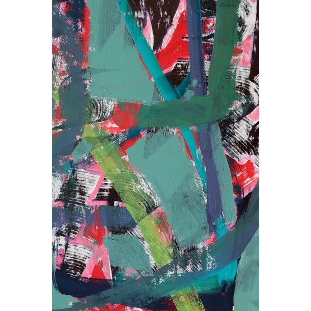 2020s "B R E A K F A S T / (Eating) the Same Thing Every Day" Large Acrylic Painting by Simon Findlay For Sale - Image 5 of 12