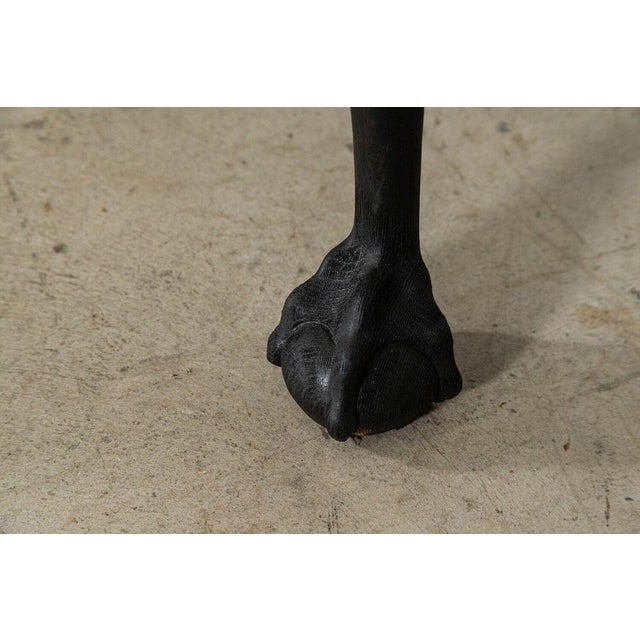 Large English Grain Ebonised Oak Dresser Base, 1870s For Sale - Image 13 of 17