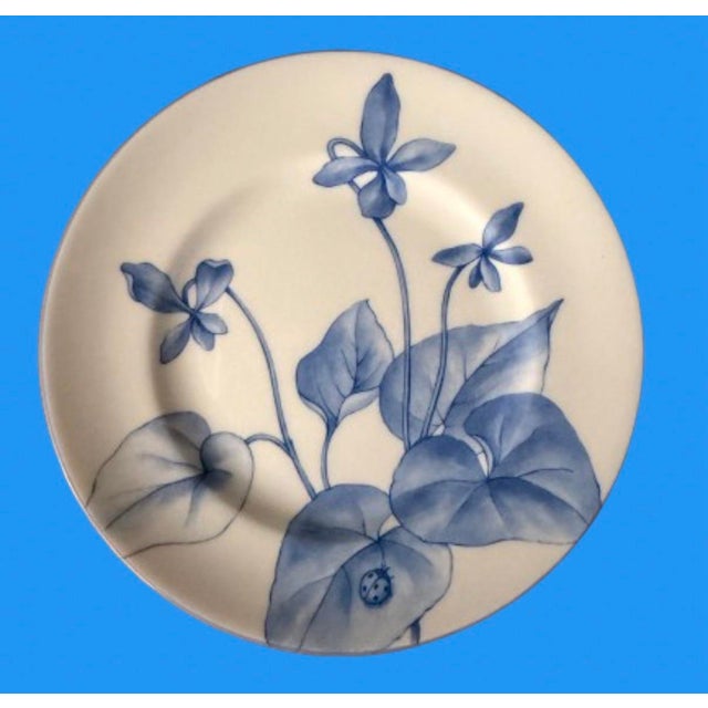 Ceramic Tiffany & Co. Botanical Plates Collection Circa 1990s - Set of 12 For Sale - Image 7 of 11