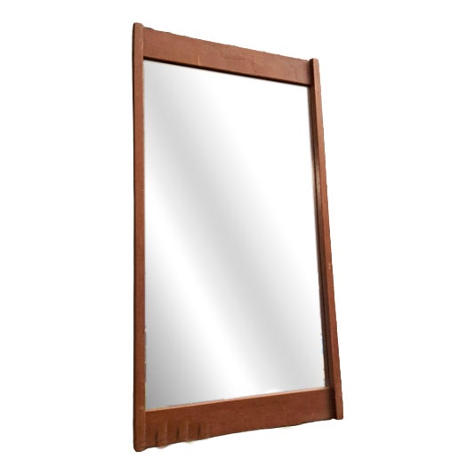 Vintage Danish Teak Mirror, 1960s For Sale