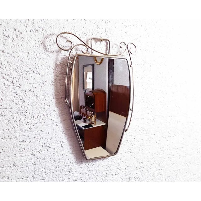 Rare art nouveau style barber mirror template this mirror went through the years without taking a wrinkle! produced in the...