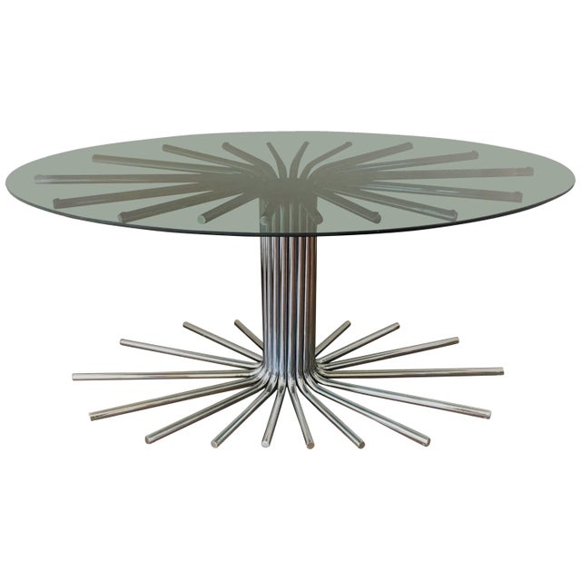 1950s Italian Fume' Glass Top Dining Table in the Manner Gastone Rinaldi For Sale - Image 15 of 18