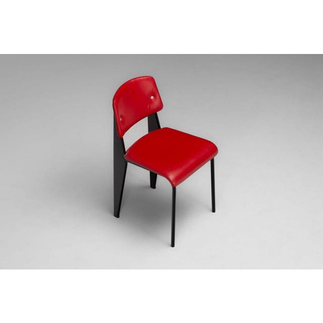 Model 306 Métropole Standard Chair by Jean Prouvé, France, 1951 For Sale - Image 10 of 18