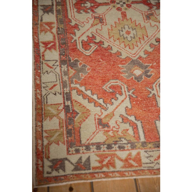 Vintage Distressed Oushak Rug Runner - 2'9" X 5'9" For Sale - Image 9 of 11