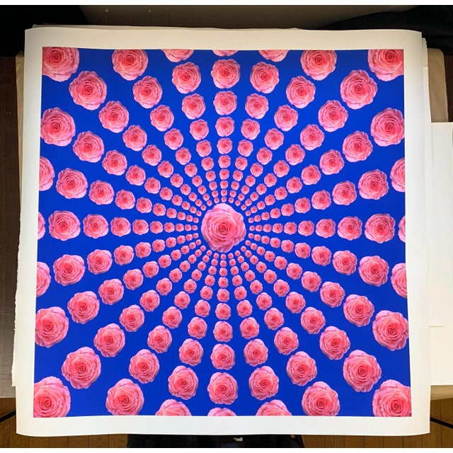 Rose Mandala. Made out of original photographs. Epson UltraChrome HDX print on archival ultra smooth fine art paper,...