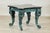 Late 20th Century Verdigris Bronze Side Table with Mythological Figures & Black Marble Top For Sale - Image 4 of 18