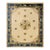 1920s Beige Field Antique Chinese Peking Floral Medallion Oriental Wool Rug For Sale