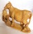 Japanese Yellow Jasper Hardstone Carving of a Cow and Calf For Sale - Image 9 of 16
