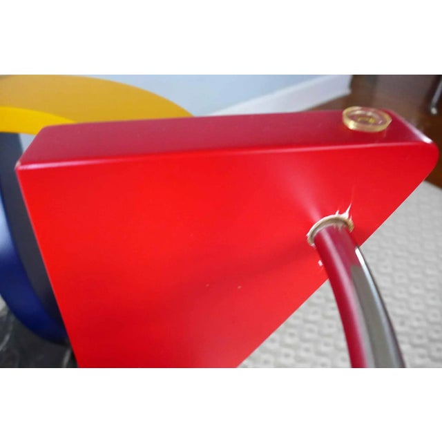 1980s Memphis Design Style Marble and Glass Coffee Table Postmodern Peter Shire Style For Sale - Image 12 of 12