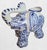 Delft 1990s Chinoiserie Blue and White Regency Large Elephant Planters- A Pair For Sale - Image 4 of 8