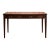 19th Century English Mahogany Writing Desk With Red Tooled Leather Top For Sale