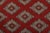 Textile Bokhara Jaldar Rug 4’1” X 6’3” Red Wool Tribal Hand-Knotted Oriental Carpet For Sale - Image 7 of 11