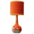 Red Brown Ceramic Floor Table Lamp with Lampshade attributed to R. Houben, 1970s For Sale - Image 12 of 12